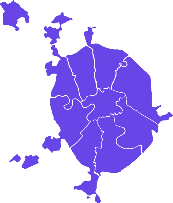 Карта покрытия Москвы